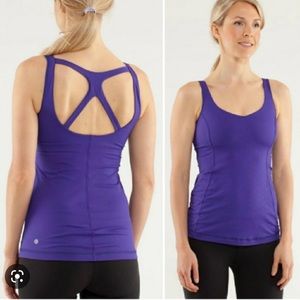 Lululemon" Optimal Tank Top purple